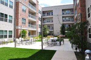 coporate housing patio