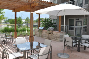 corporate housing patio