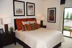 corporate housing interior bedroom