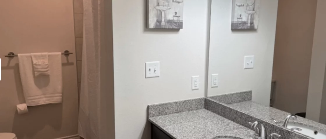Fully Furnished Bathroom and Corporate Apartment near Seaworld from Alamo Corporate Housing