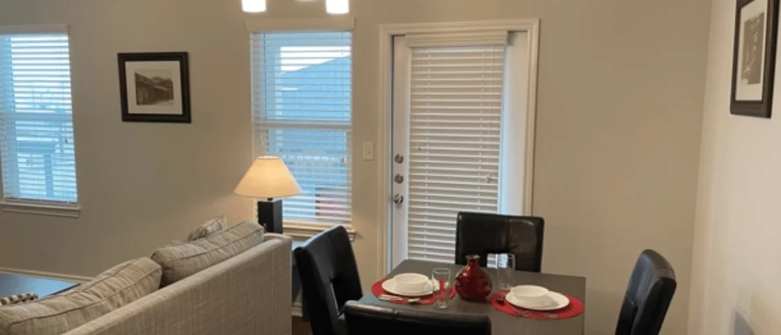 Fully Furnished Dining Room and Corporate Apartment near Seaworld from Alamo Corporate Housing