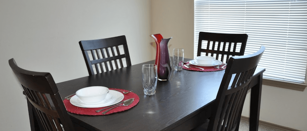 Fully Furnished Dining Room in Corporate Housing near Randolph AFB