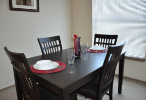 Fully Furnished Dining Room in Corporate Housing near Randolph AFB