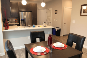 San Antonio Corporate Apartments Kitchen Table