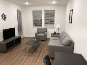 Alamo Heights Fully Furnished Living Room within Corporate Housing in San Antonio, TX