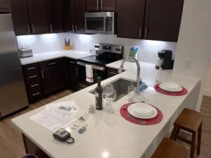 Alamo Heights Kitchen within Corporate Housing in San Antonio, TX