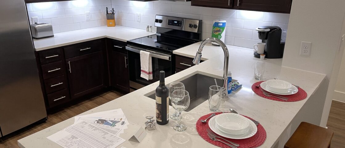 Alamo Heights Kitchen within Corporate Housing in San Antonio, TX