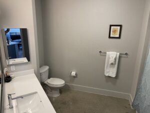 Bathroom within San Antonio Corporate Apartments
