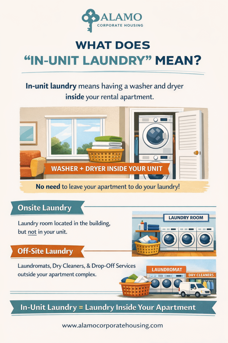 What is in unit laundry graphic